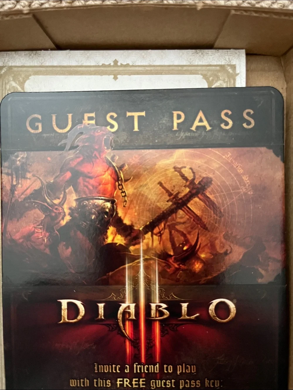 Blizzard Diablo III Video Game - Black & Red